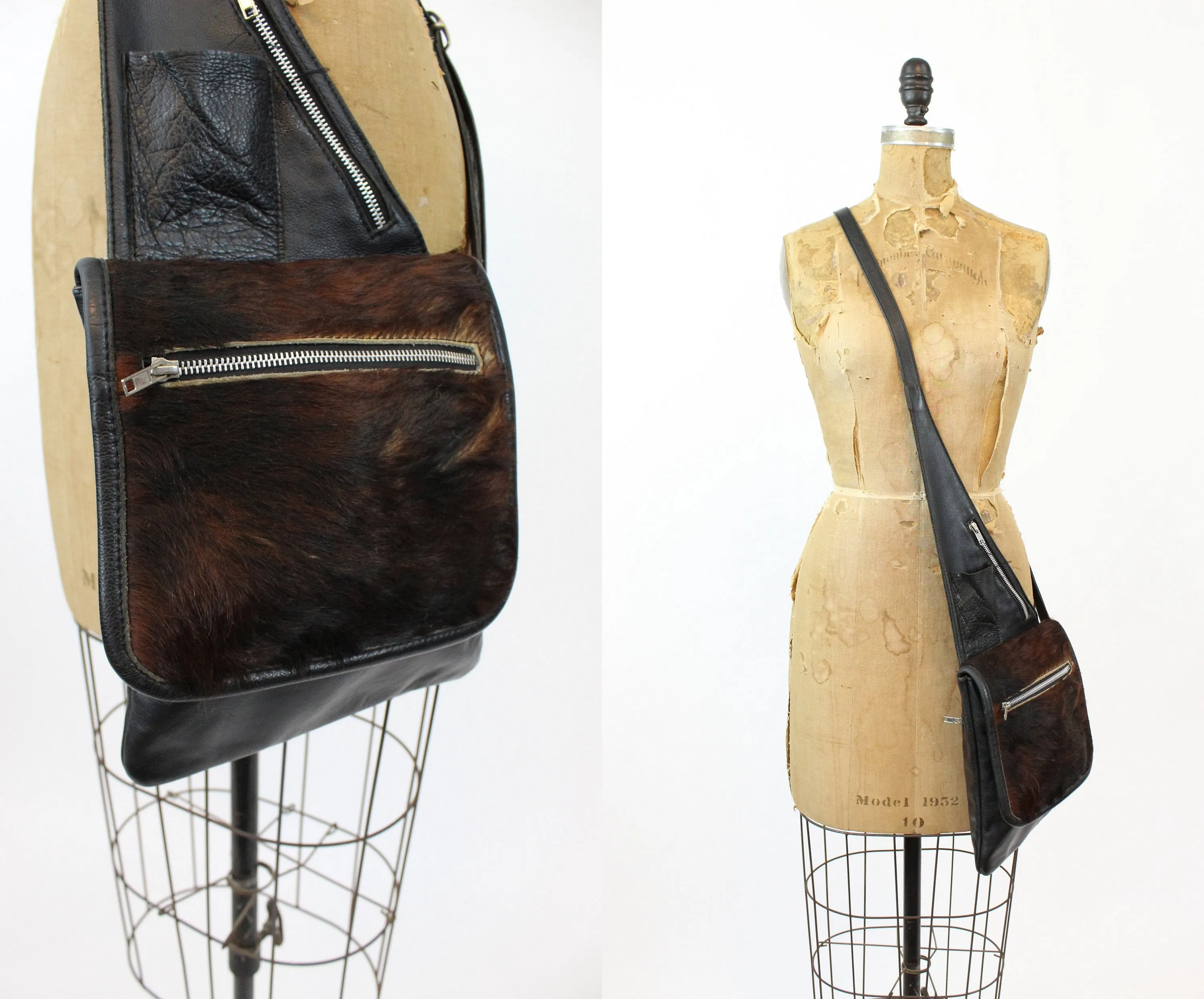 1980s leather ponyskin SLING crossbody | new fall