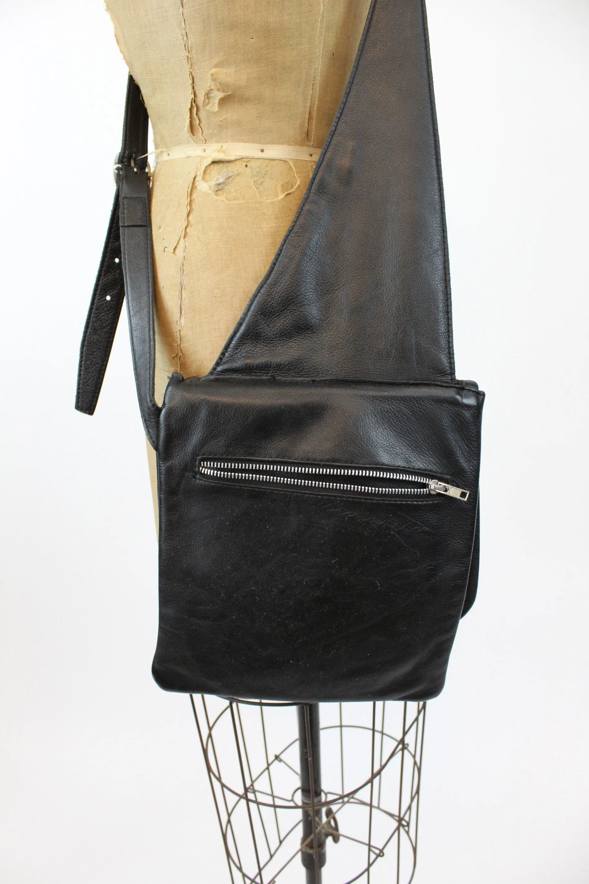 1980s leather ponyskin SLING crossbody | new fall