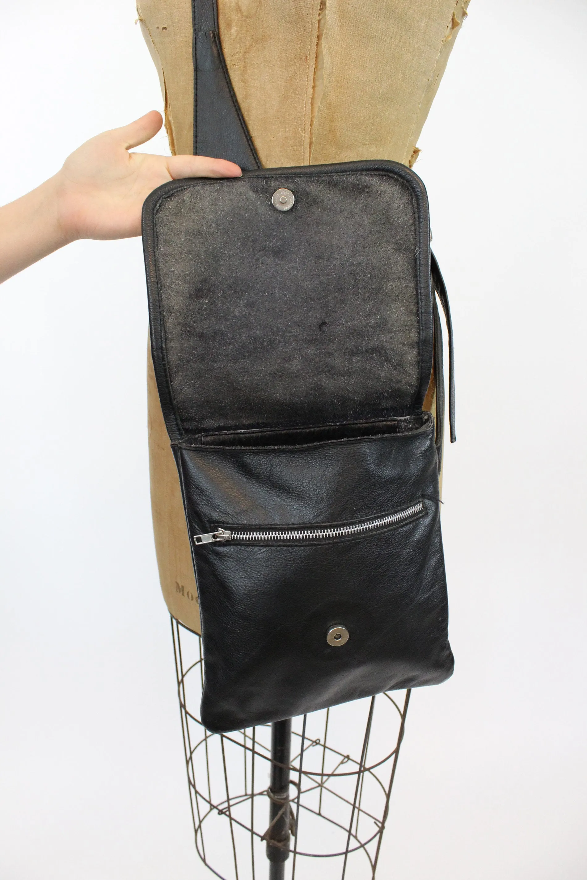 1980s leather ponyskin SLING crossbody | new fall