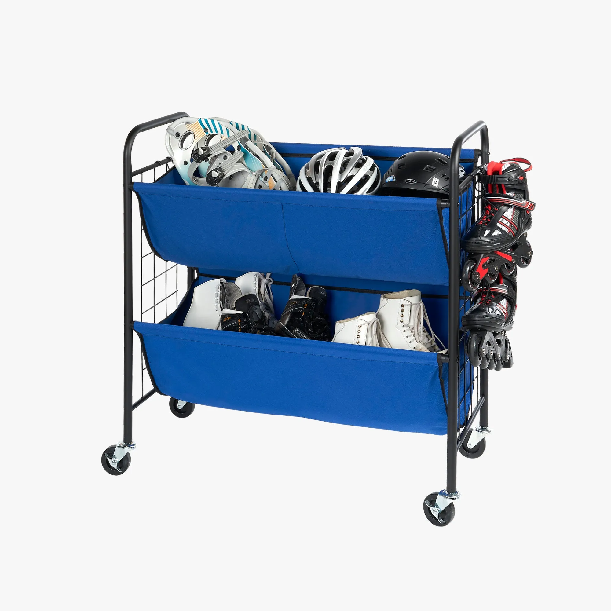 2-Tier Garage Organizer with Casters