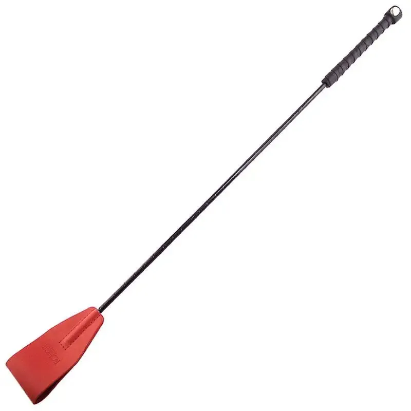 25 Inch Rouge Garments Red Leather Riding Crop