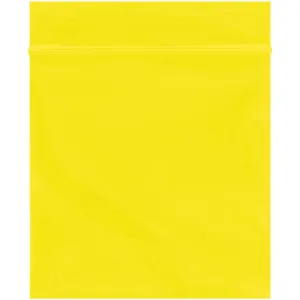 3 x 3" - 2 Mil Yellow Reclosable Poly Bags