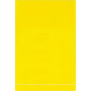 4 x 6" - 2 Mil Yellow Flat Poly Bags