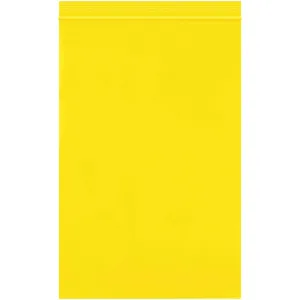 6 x 9" - 2 Mil Yellow Reclosable Poly Bags