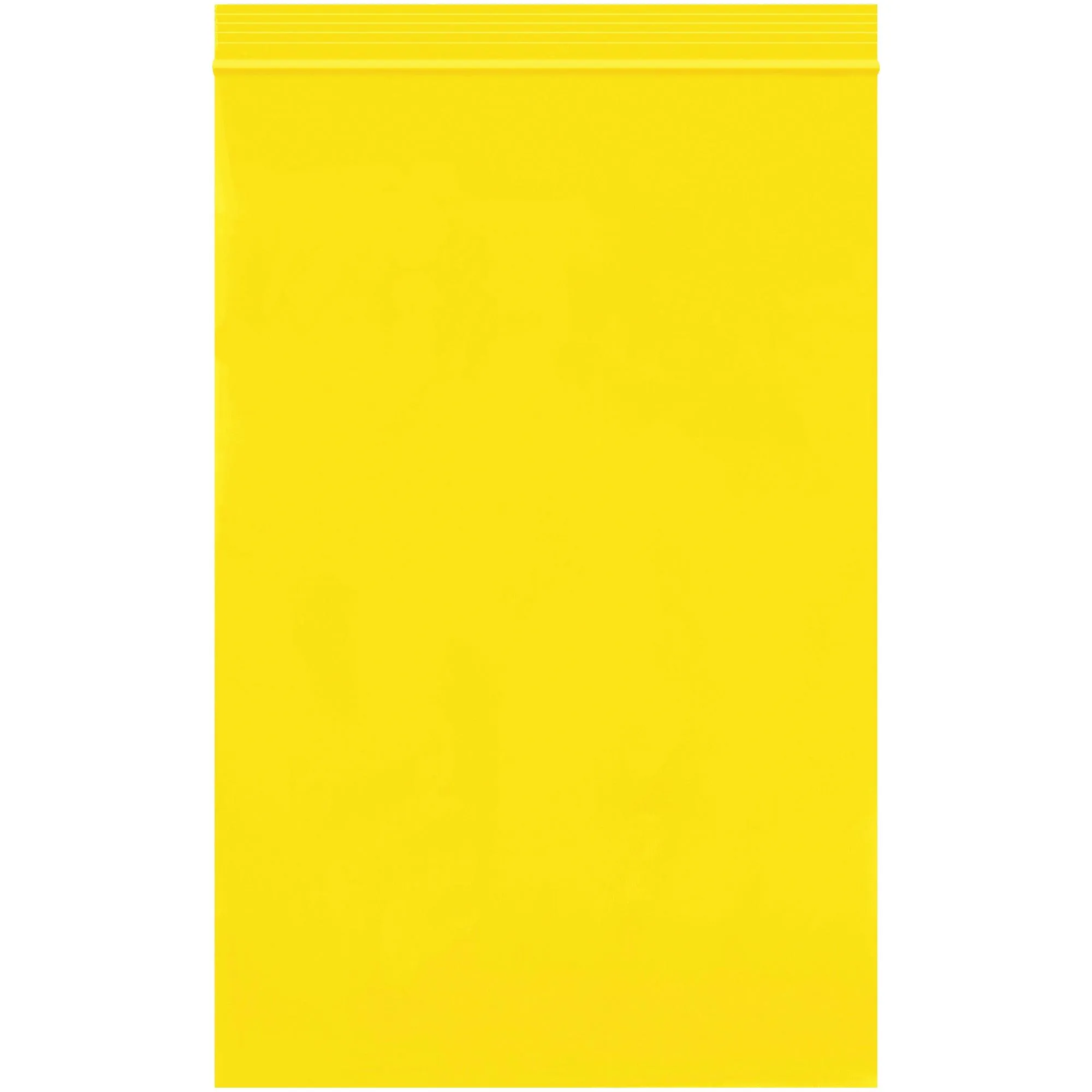 6 x 9" - 2 Mil Yellow Reclosable Poly Bags