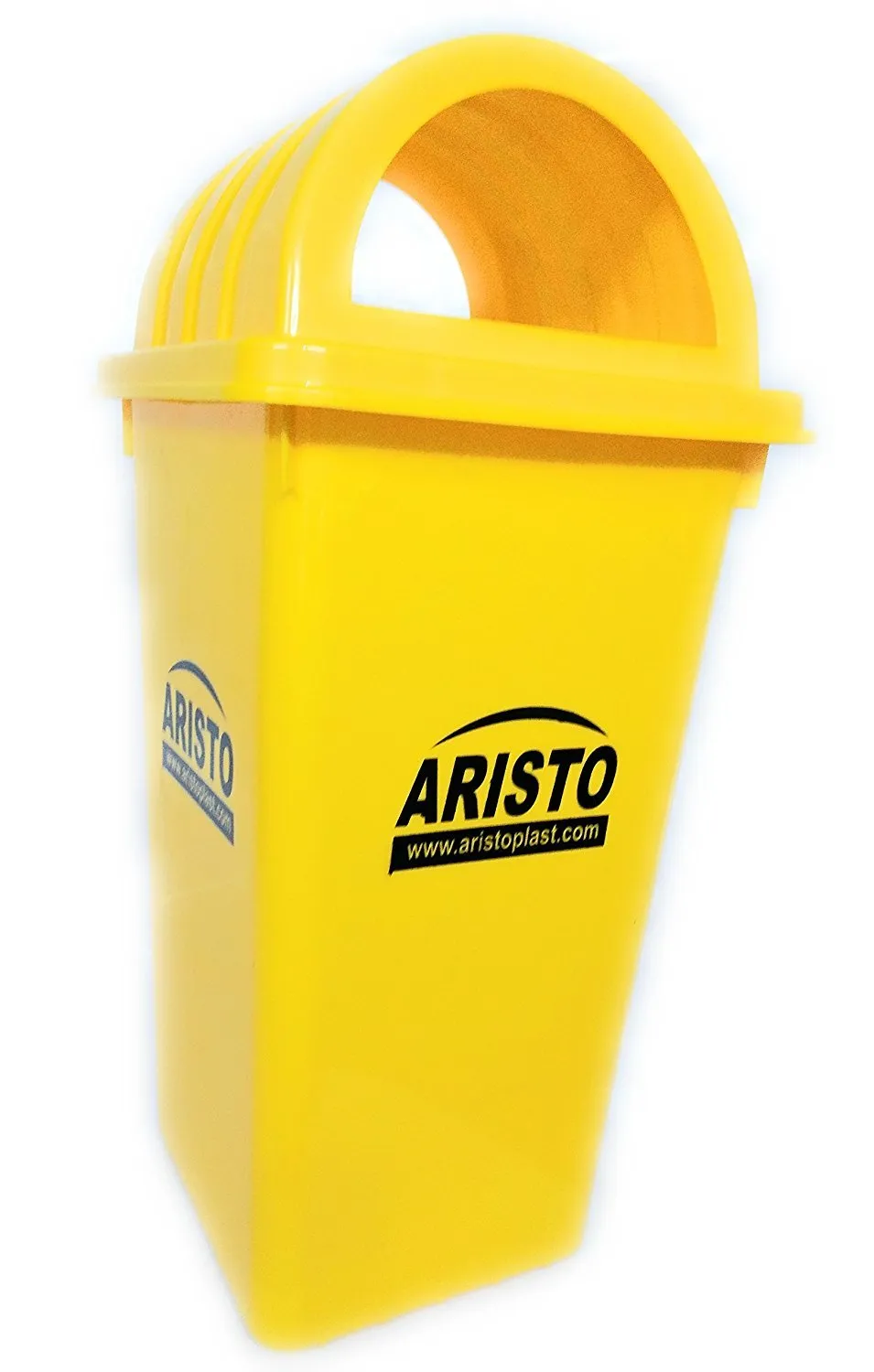 ARISTO Square Dome Garbage Waste Dustbin 110 Ltr (Yellow)