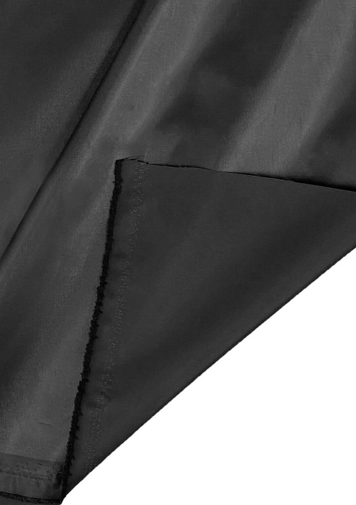 Black Waterproof Fabric Polyurethane Coated 60" Width Polyester Outdoor Material