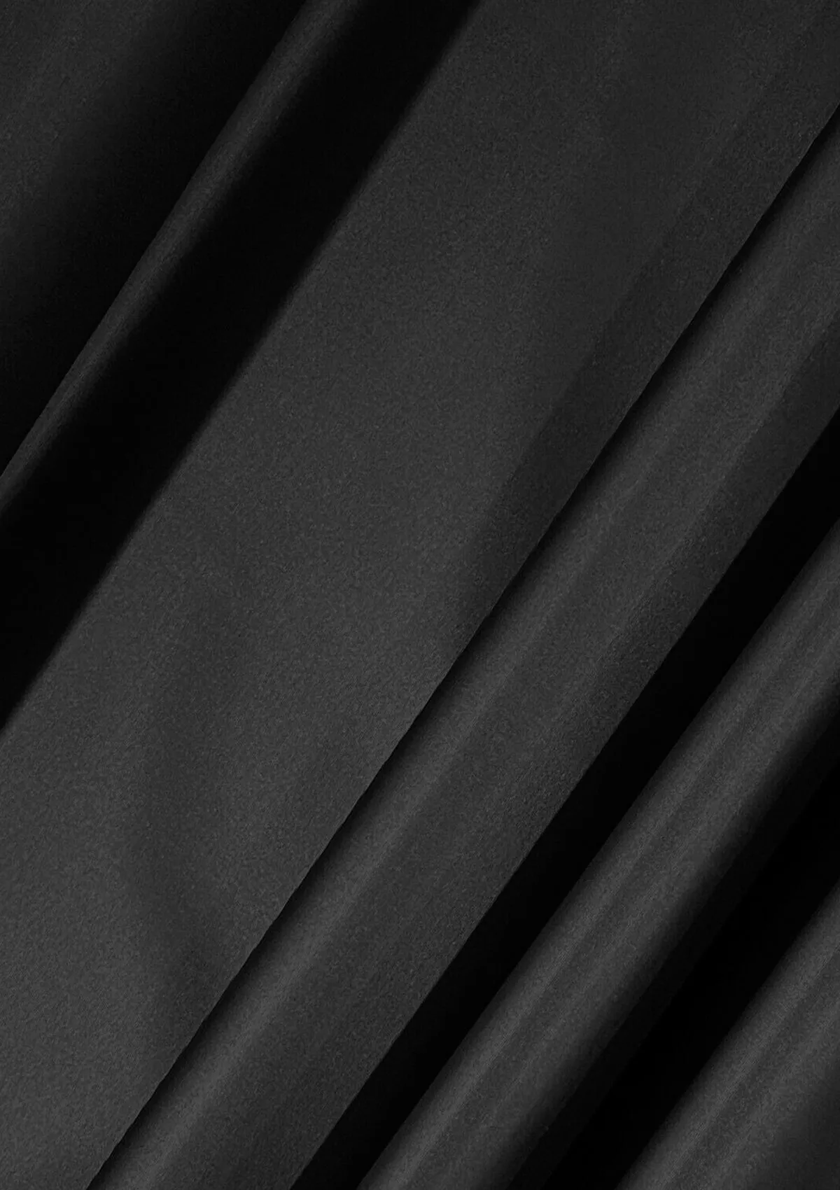 Black Waterproof Fabric Polyurethane Coated 60" Width Polyester Outdoor Material