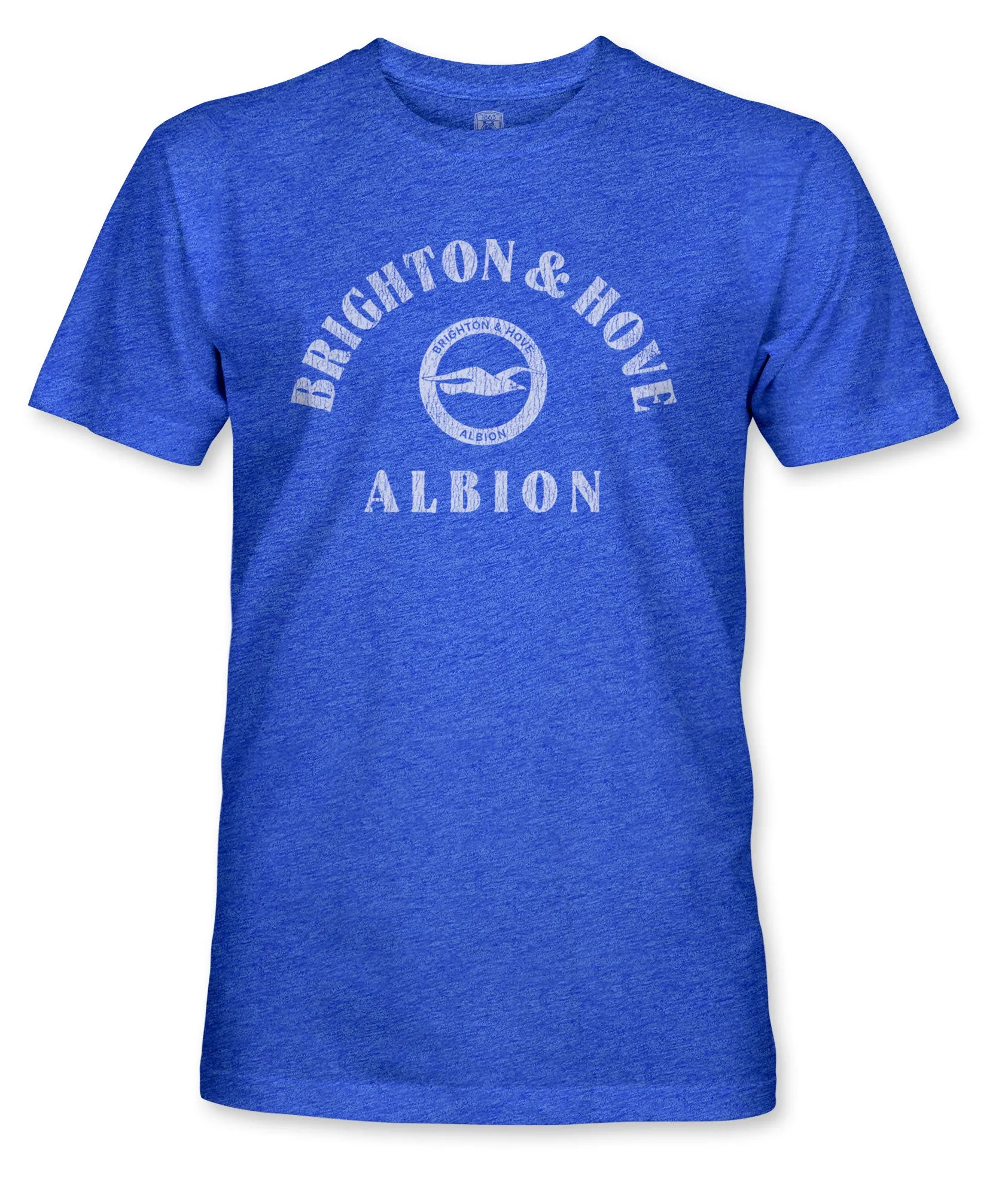 Brighton & Hove Albion Team Arch Vintage Triblend T-Shirt - Royal