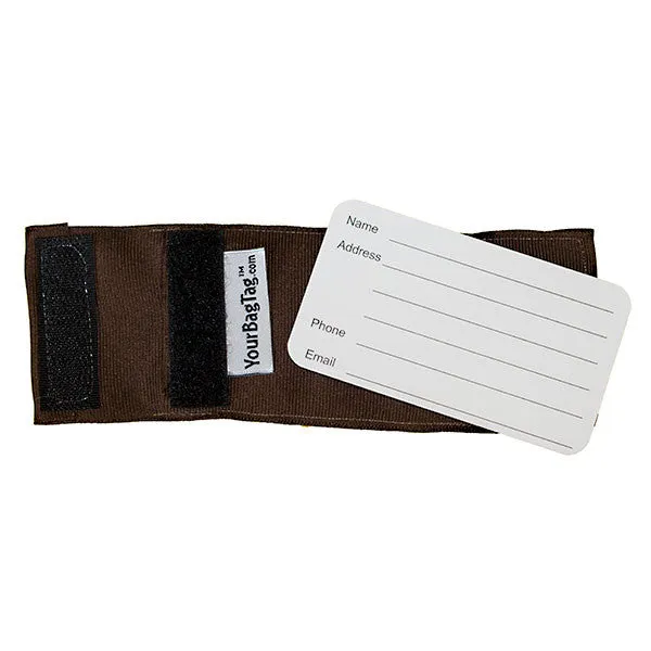 Brown Luggage Tag