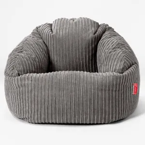 Bubble Bean Bag Chair - Cord Graphite Grey