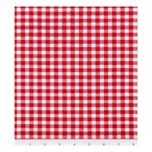 Calico Cotton Fabric Large Check