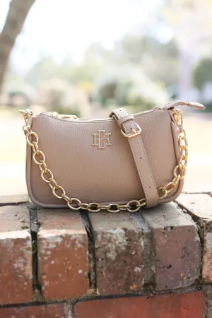 Caroline Hill Joan Crossbody Taupe