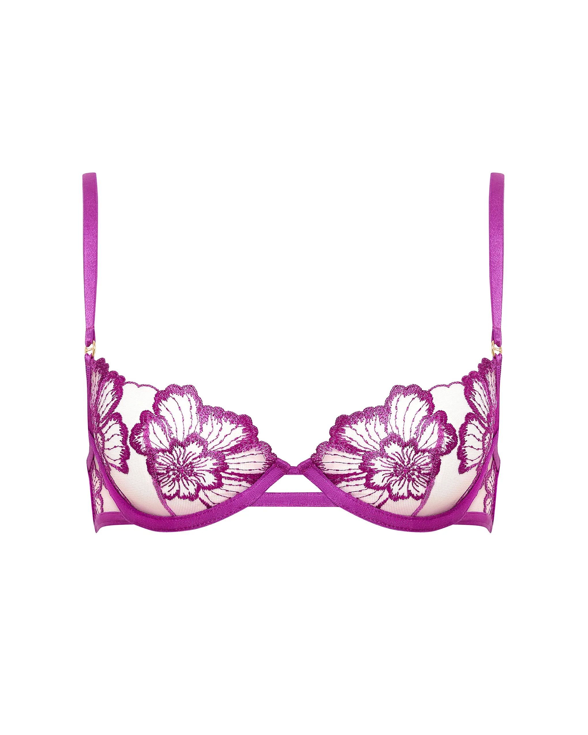 Catalina Bra Bright Violet/Sheer