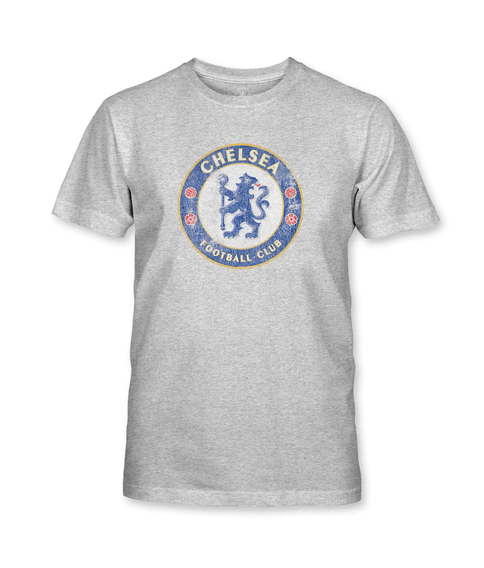 Chelsea FC Youth Color Badge Cotton T-Shirt - Grey