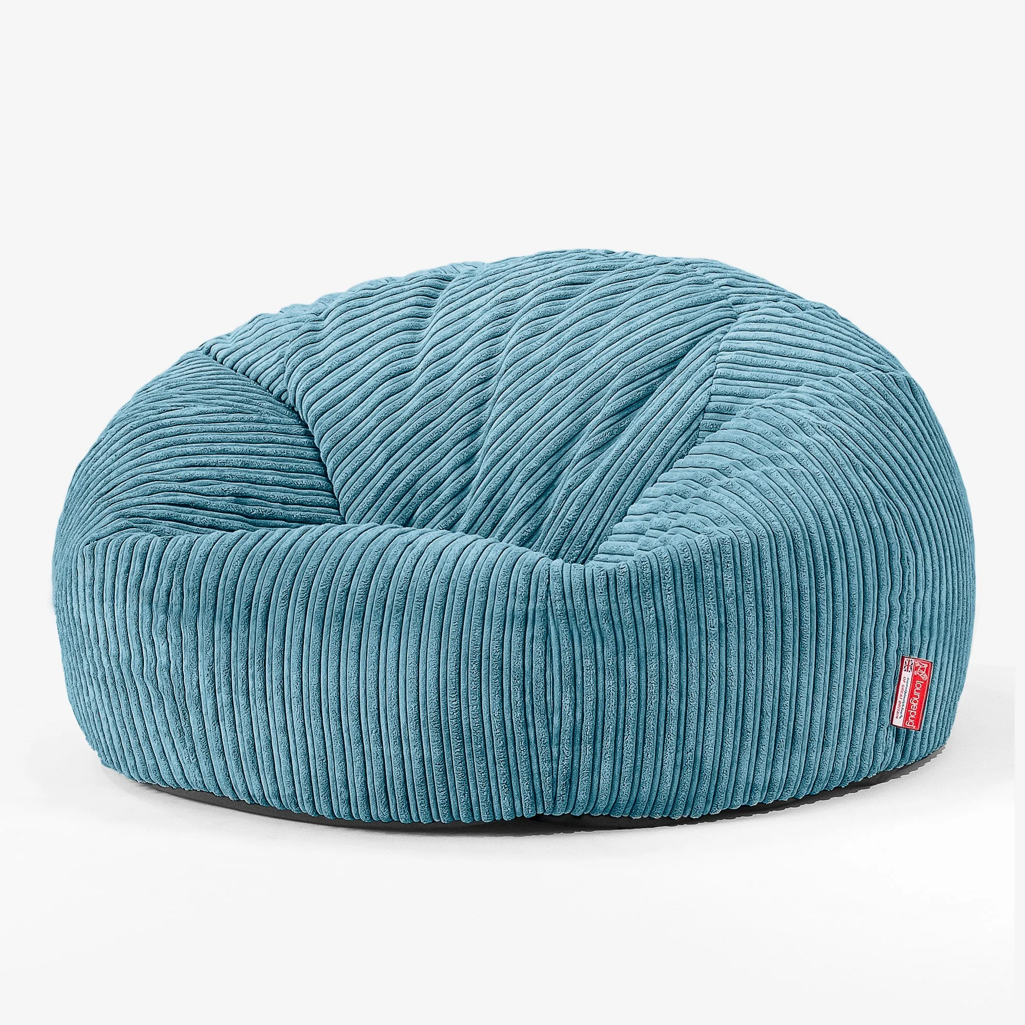 Children's Bean Bag Sofa 6-14 yr - Cord Aegean Blue