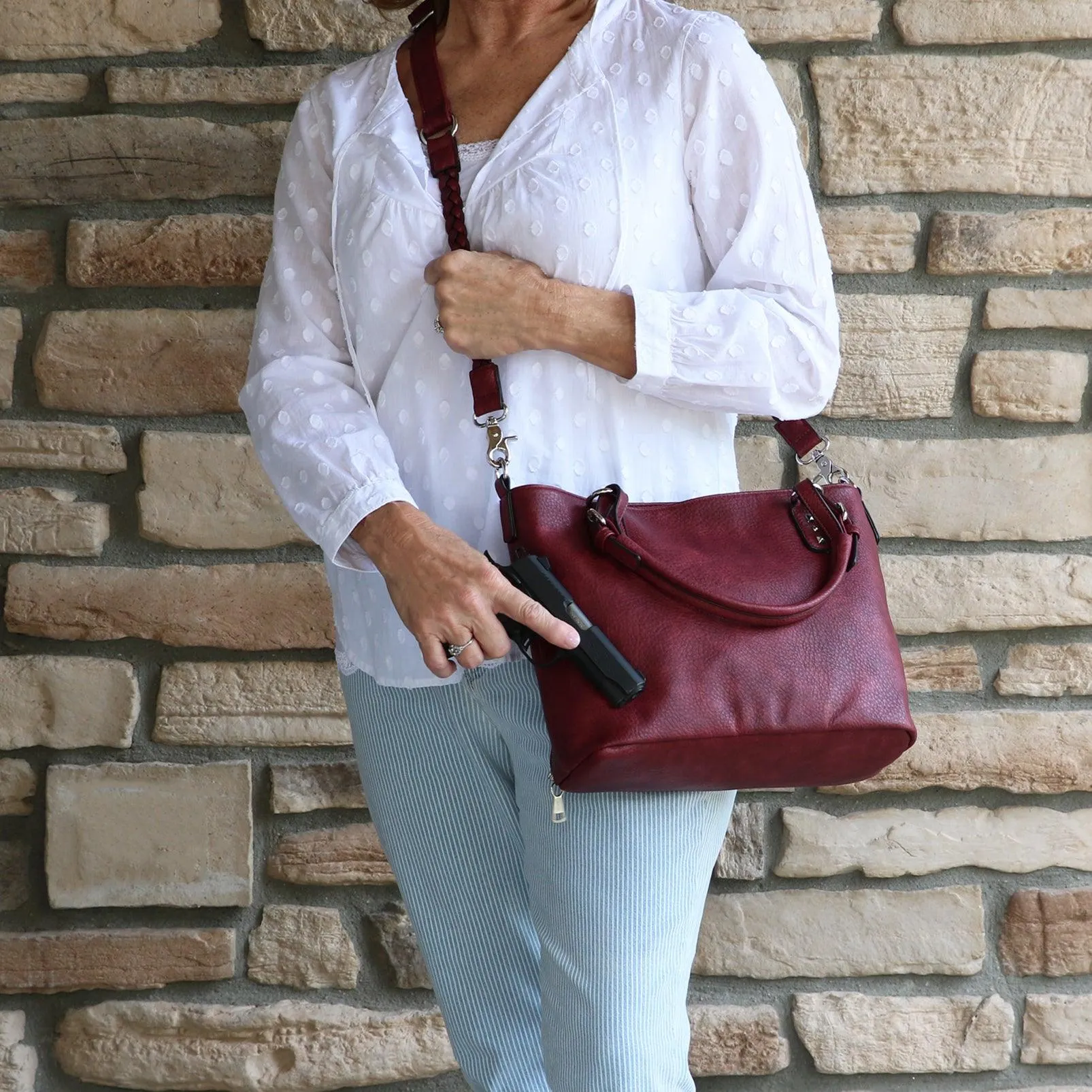 Concealed Carry Ella Satchel by Lady Conceal