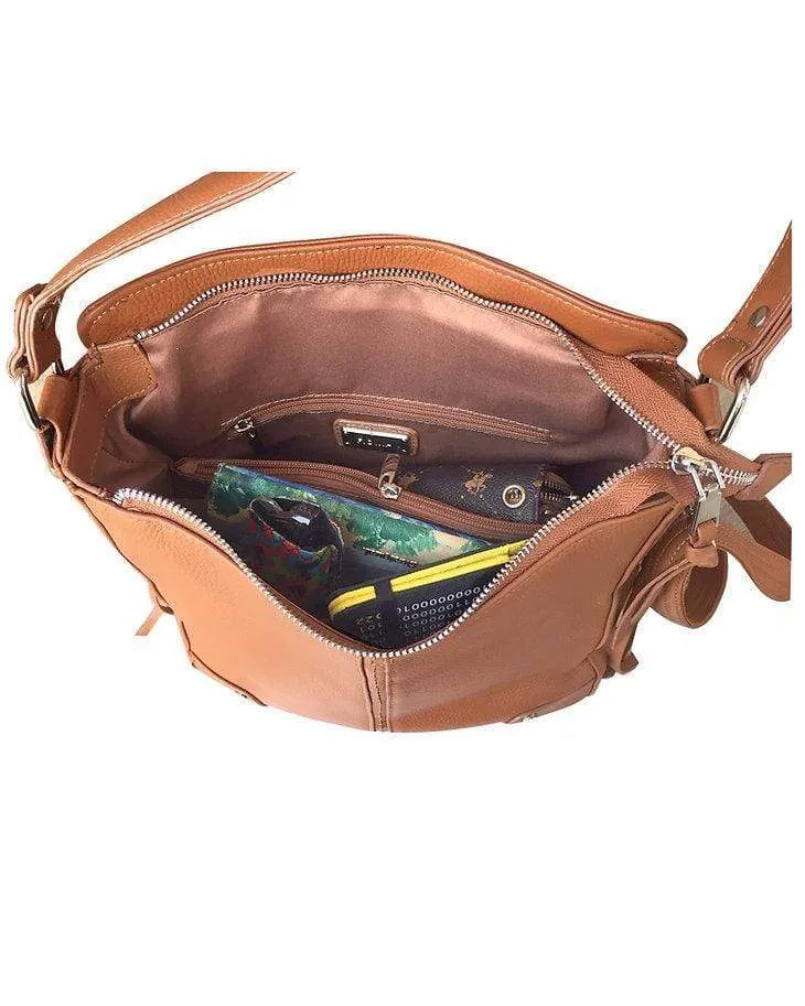 Concealed Carry Leather Crossbody by Roma Leathers