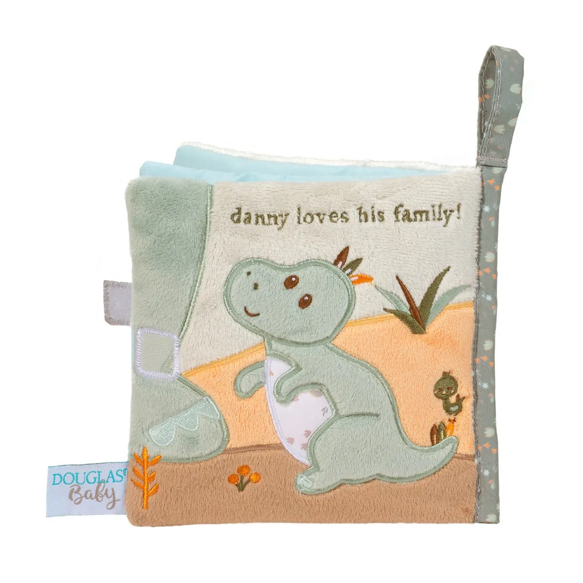 Douglas Baby Soft Activity Book Danny Dino 6"