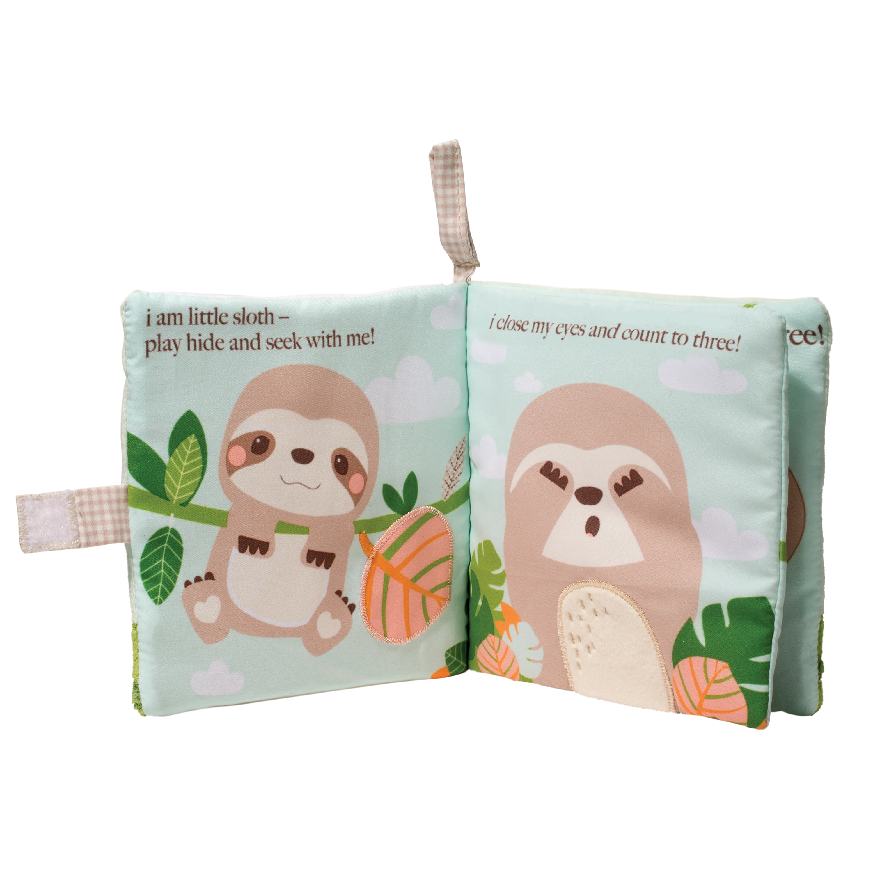 Douglas Baby Soft Activity Book Stanley Sloth 6"