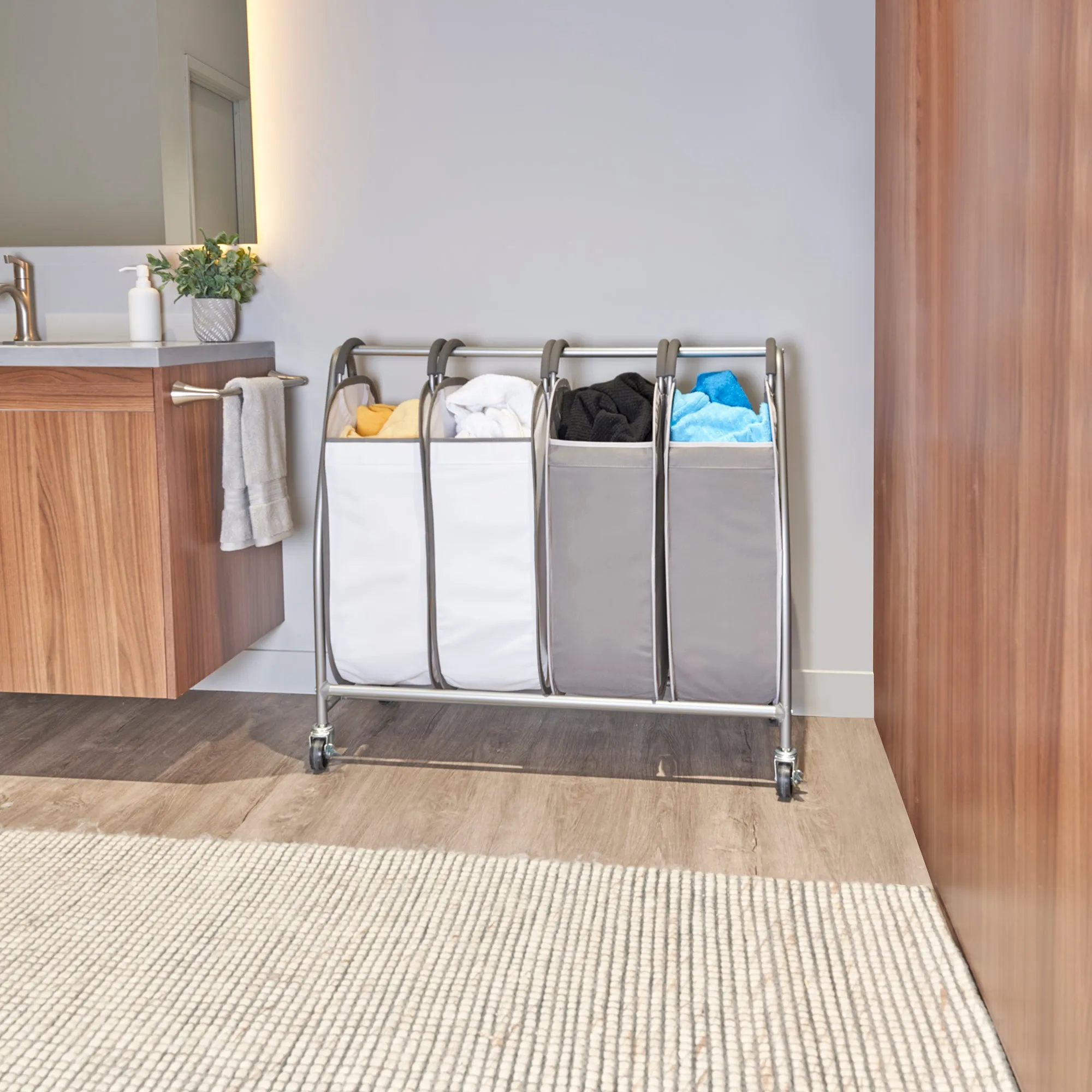 Easy Access Quad Laundry Sorter