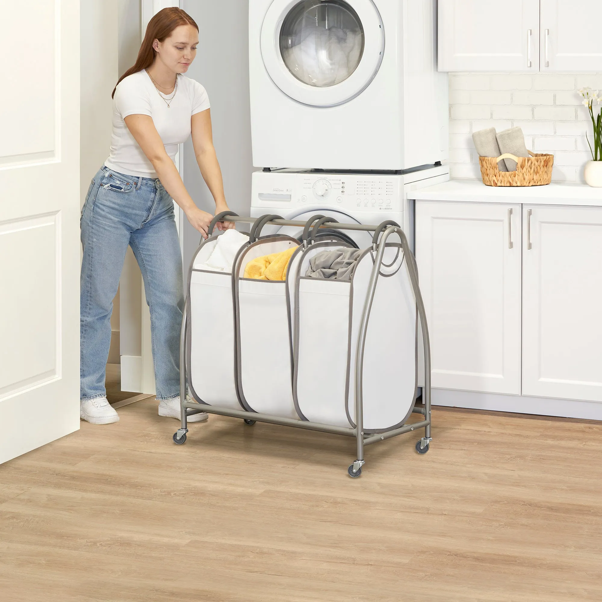 Easy Access Triple Laundry Sorter