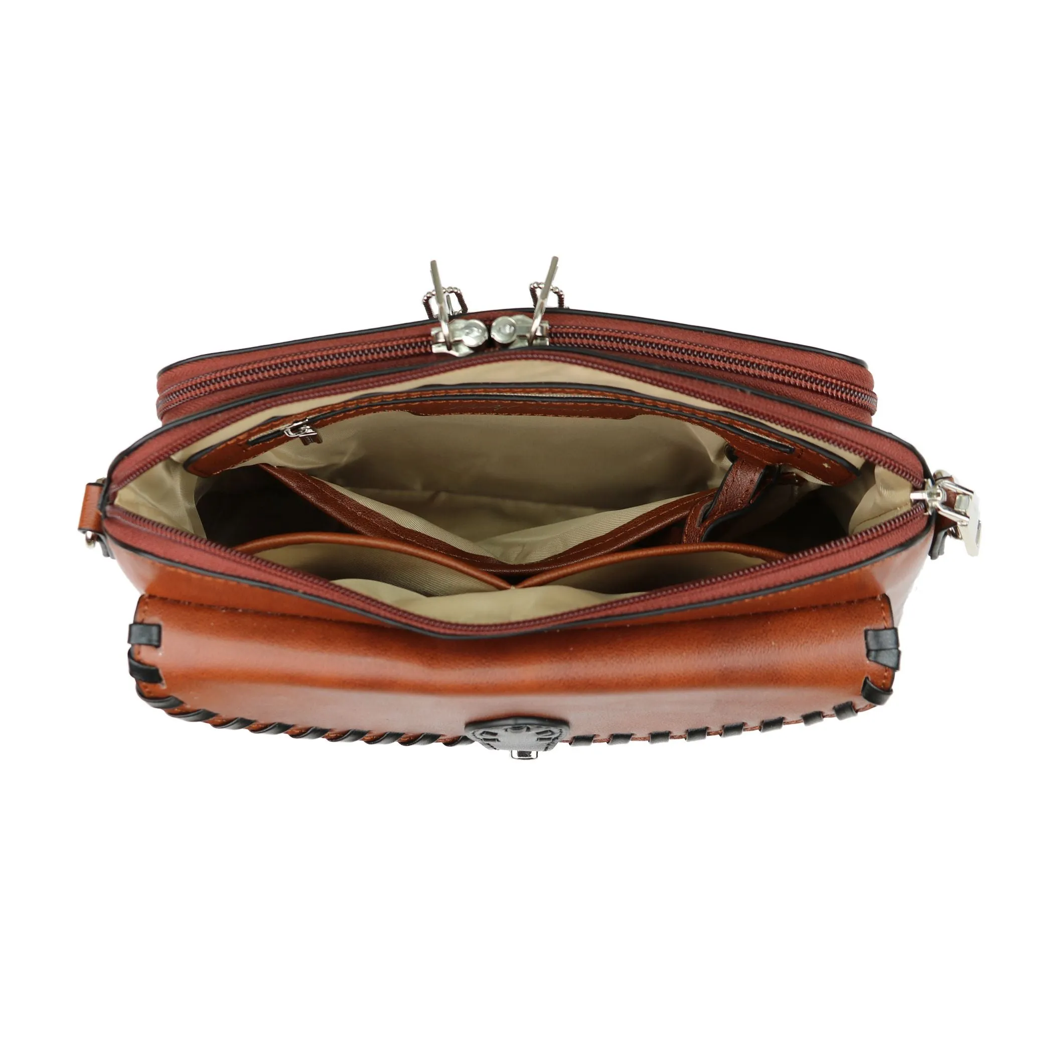 Evelyn Concealed-Carry Cross-Body Organizer