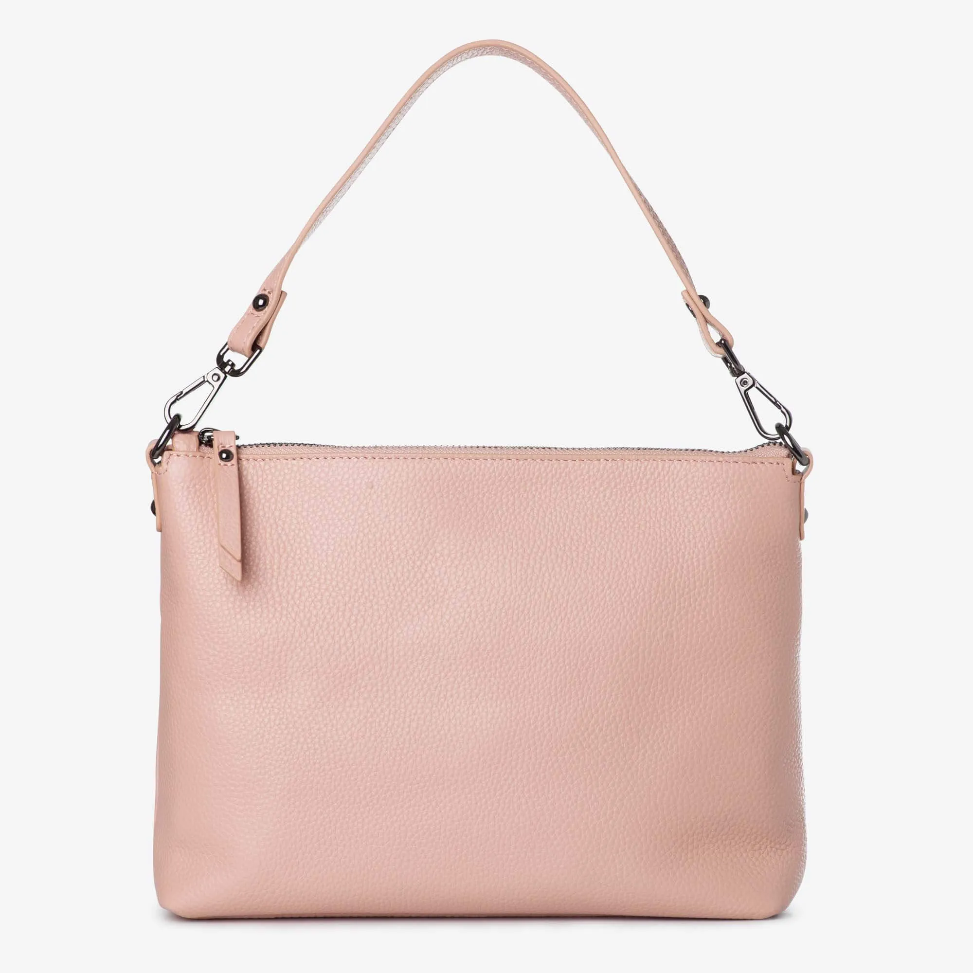 Everyday Leather Crossbody Bag - Blush