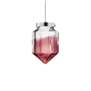 Facet Petite Glass - Fig   Crystal