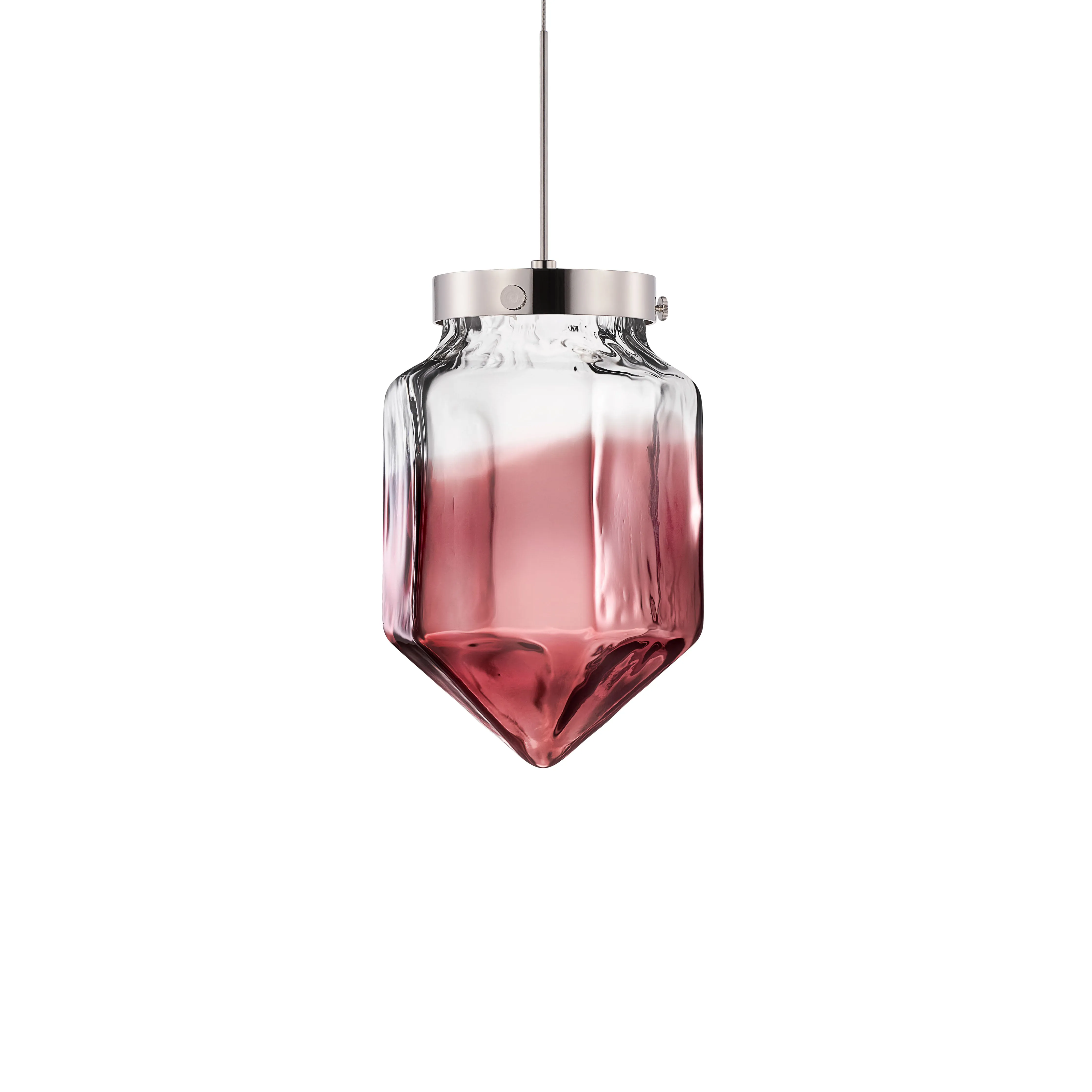 Facet Petite Glass - Fig   Crystal