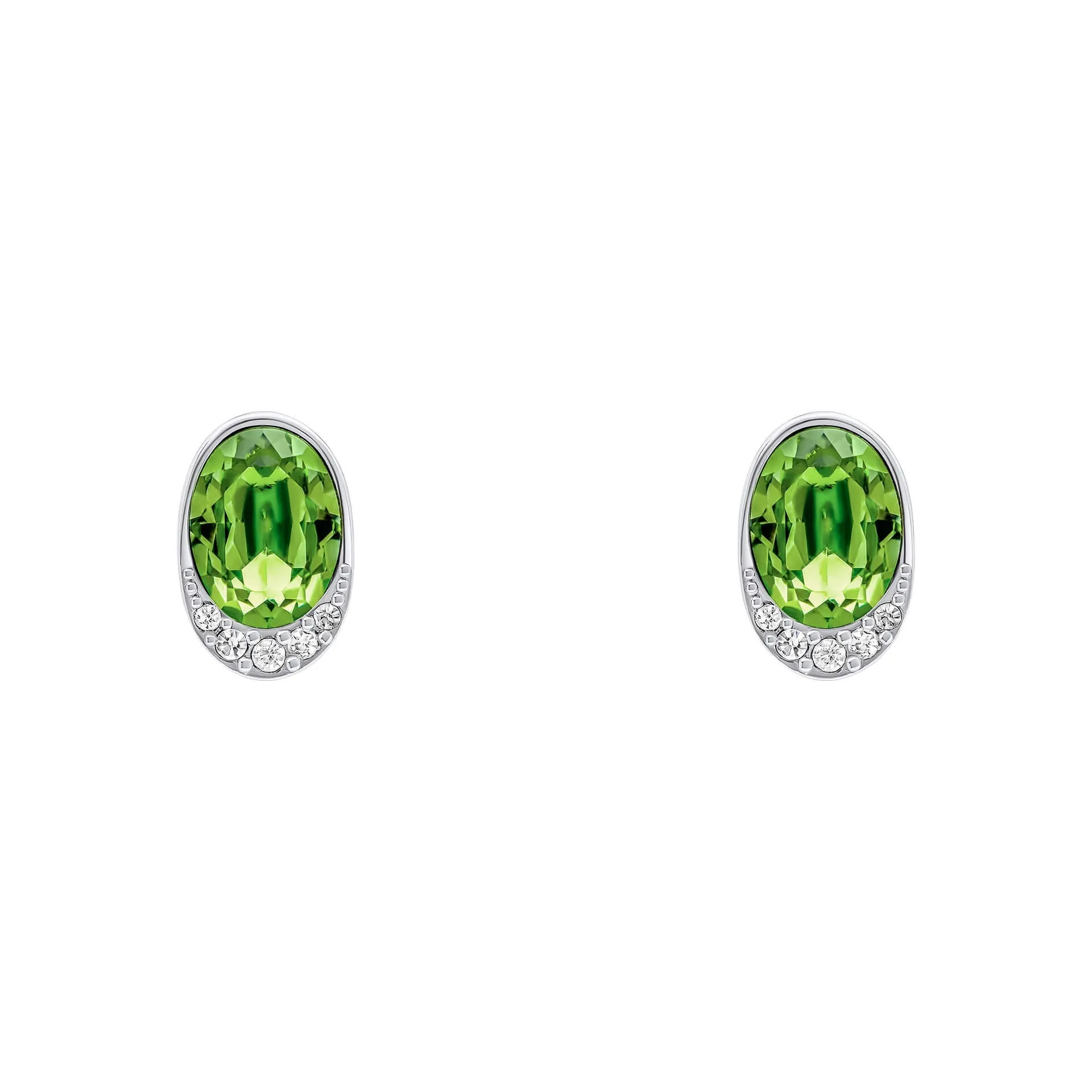 Fiorelli Sterling Silver Peridot Crystal Earrings E6464G