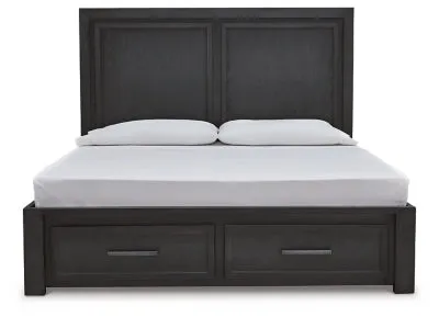 Foyland Queen Panel Storage Bed with Dresser