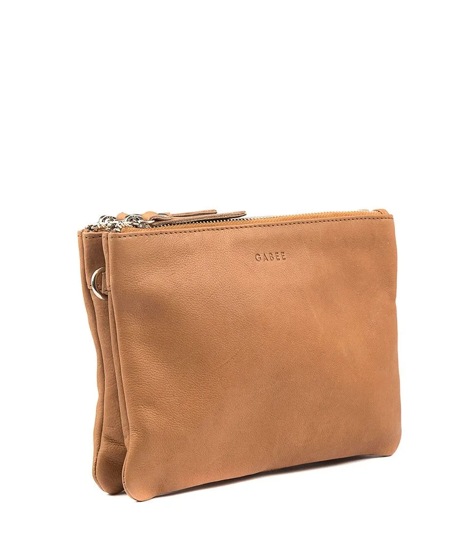 Gabee Fulton Soft Leather Double Pouch Crossbody