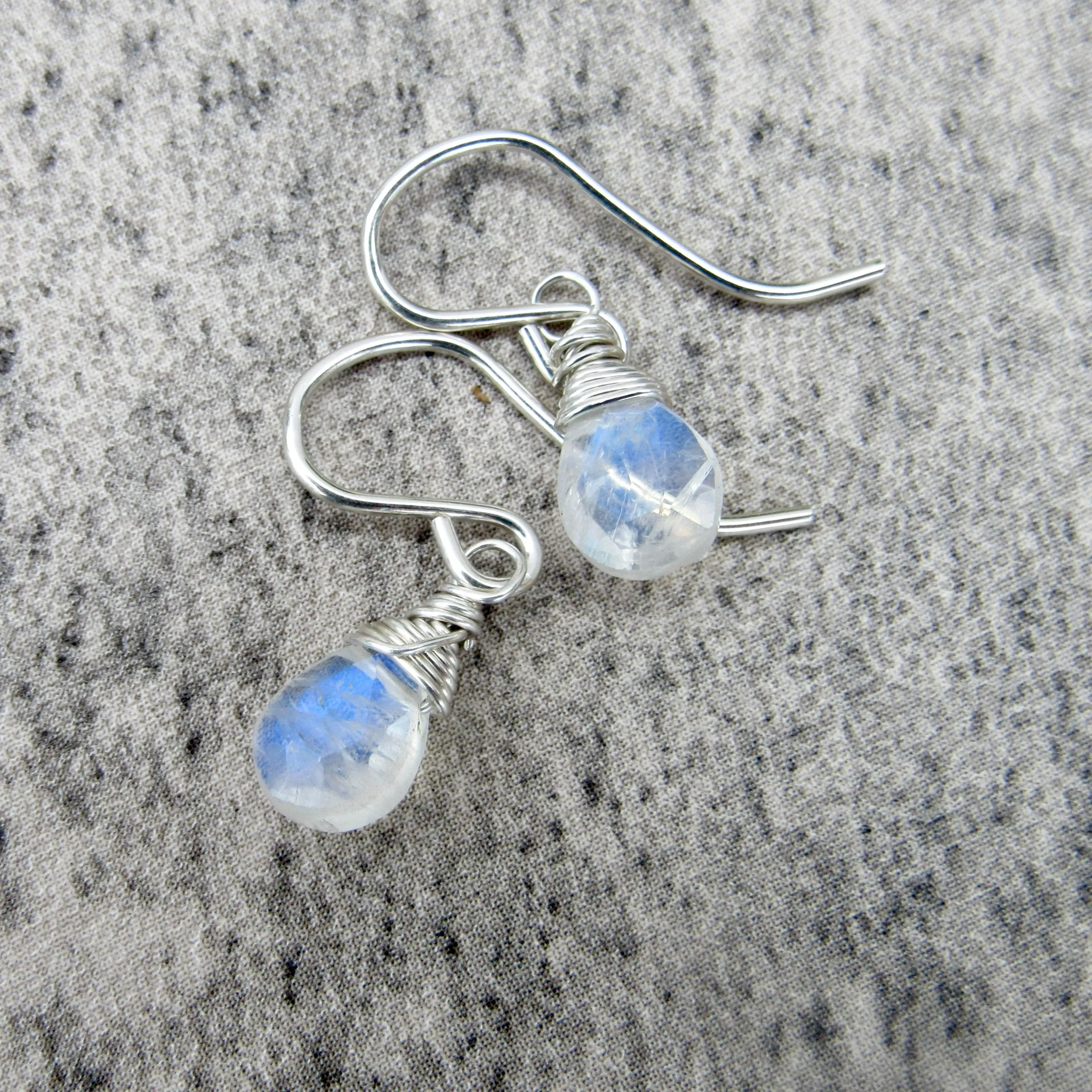 Gemstone Drop Earrings