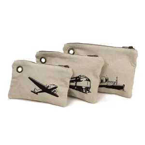 Henley Linen Gear Bags - Set of 3