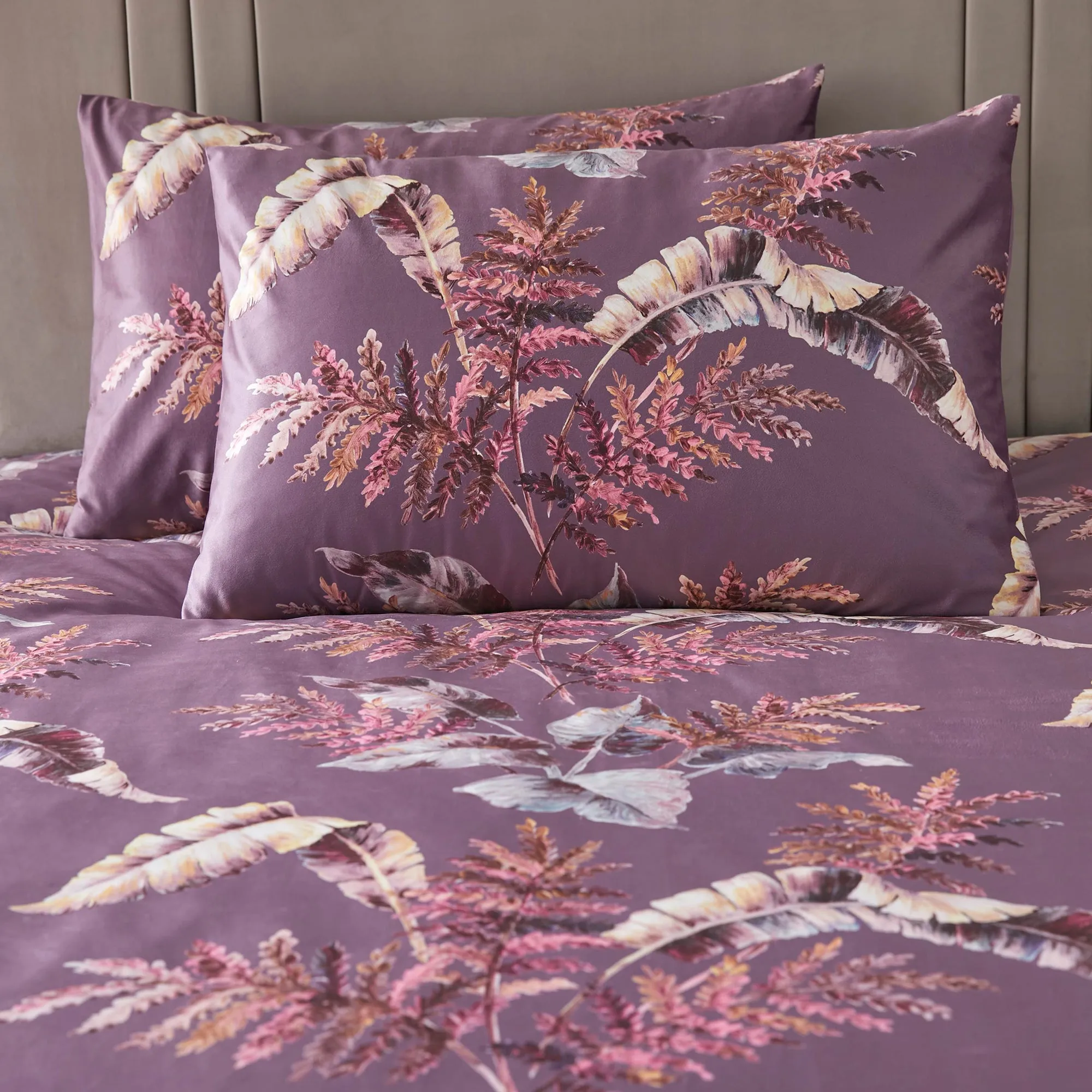 Josette Duvet Cover Set by Soiree in Mauve