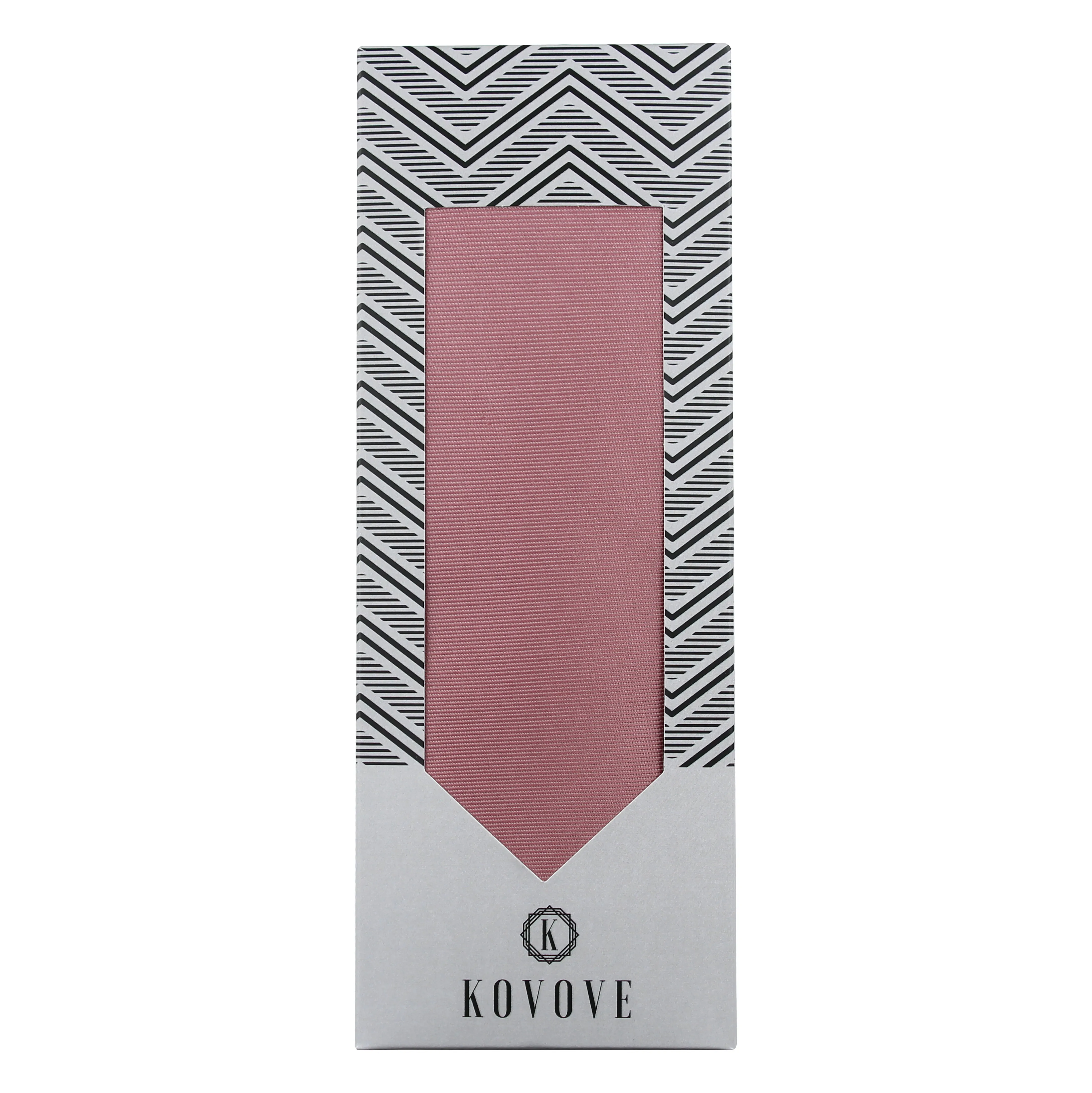 Kovove peach Solid Neck Tie For Men