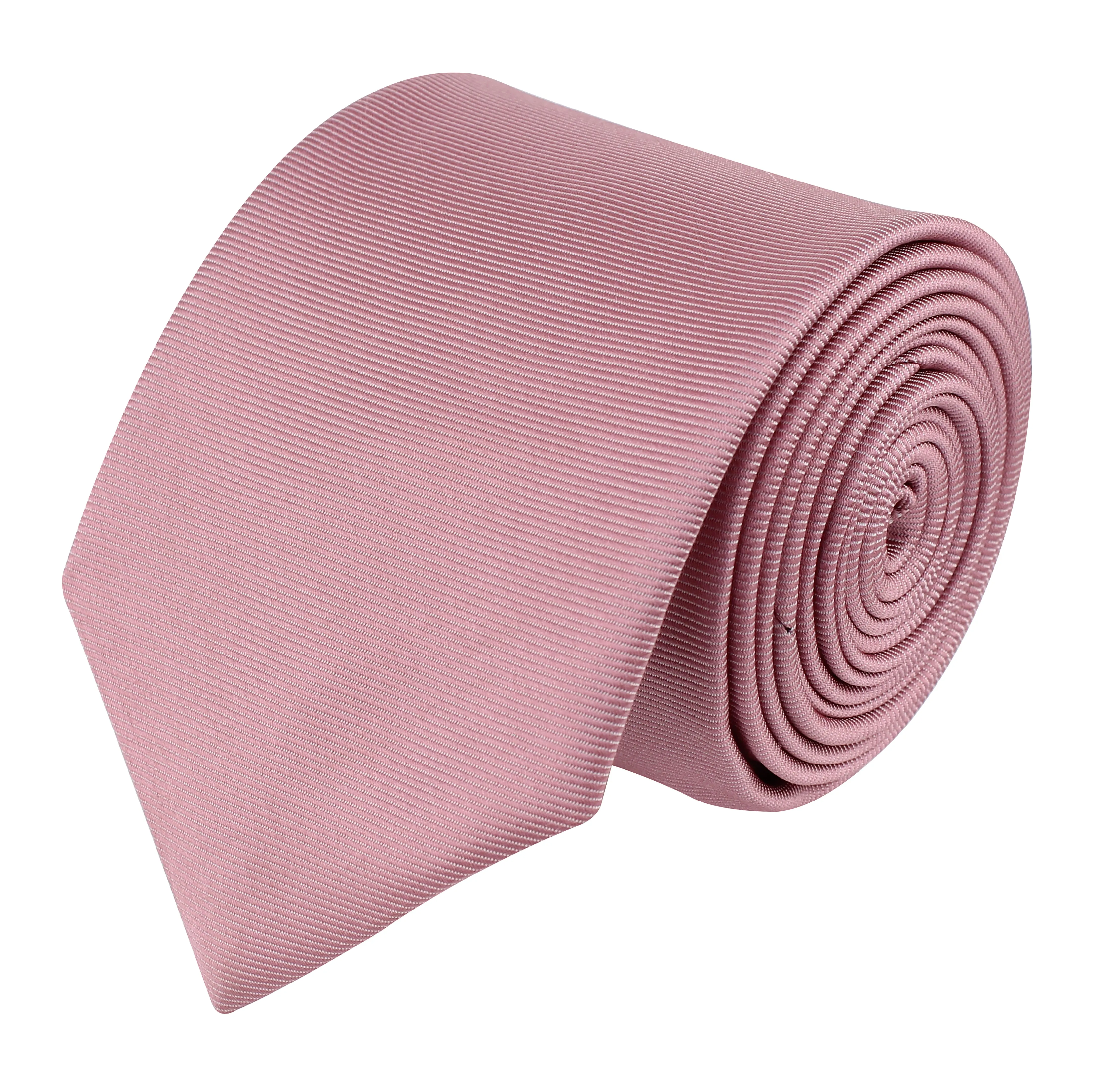 Kovove peach Solid Neck Tie For Men