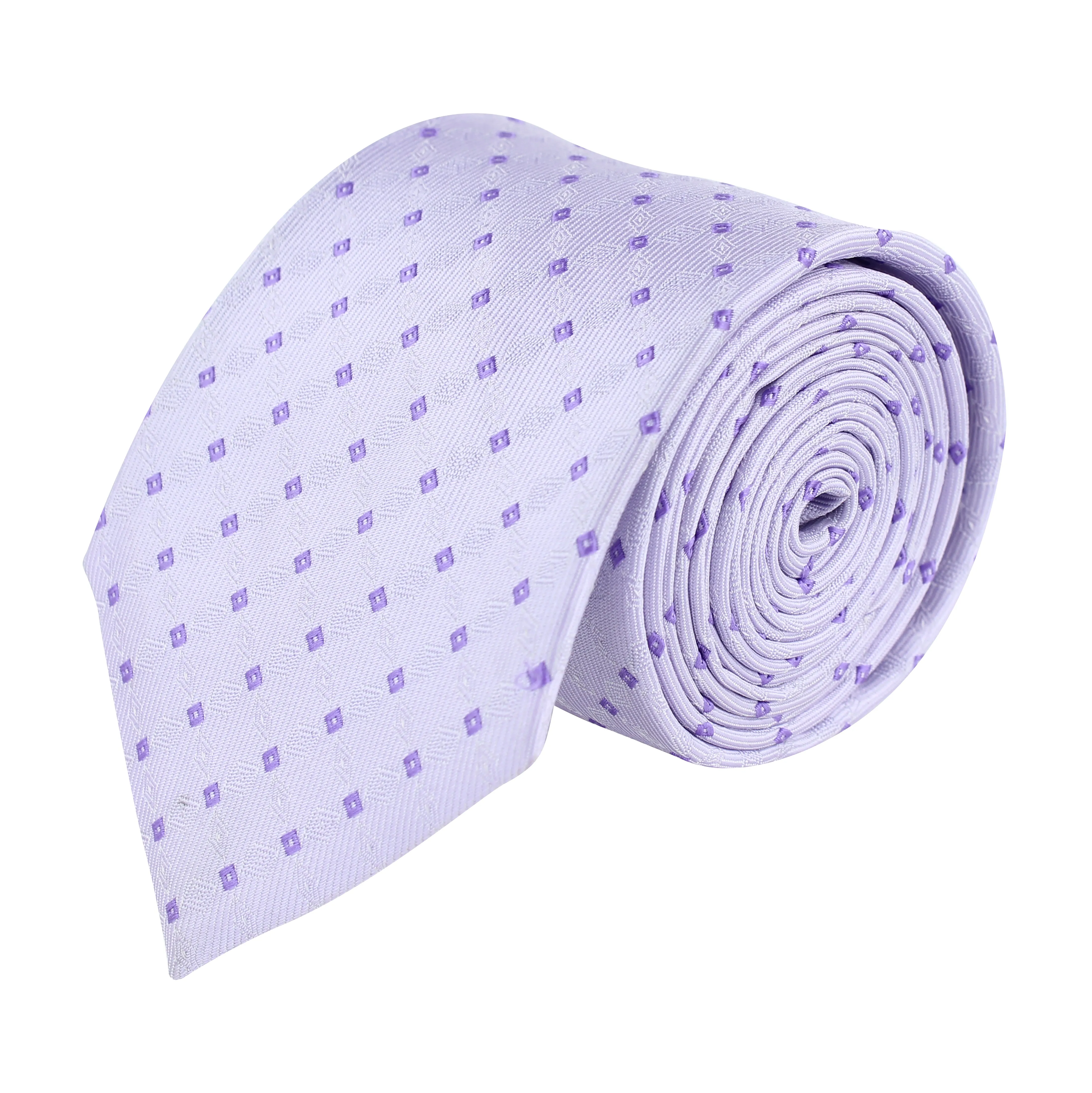 Kovove Purple Checkered Neck Tie For Men