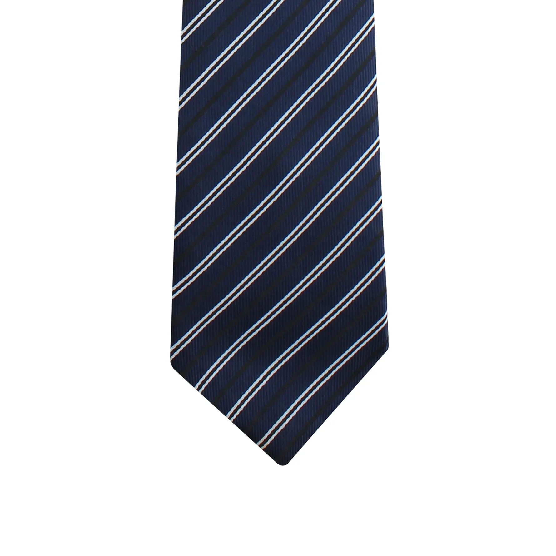 Kovove The Blue Treat Striped Neck Tie For Men