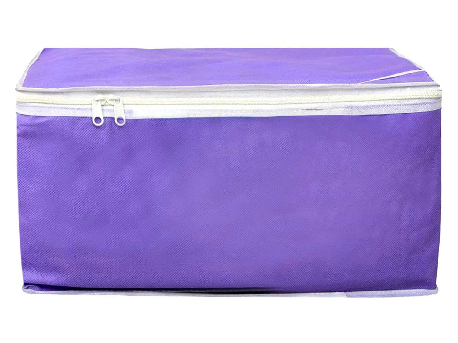 Kuber Industries Non Woven Petticoat Cover Wardrobe Organiser Clothes Storage Bag-Pack of 3 (Purple)-HS_38_KUBMART21679