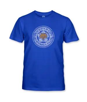 Leicester City FC Youth Color Badge Cotton T-shirt - Royal