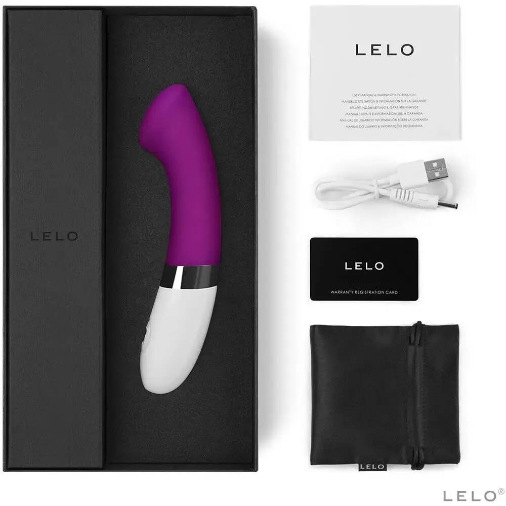 Lelo Silicone Purple Rechargeable Multi-speed G-spot Vibrator