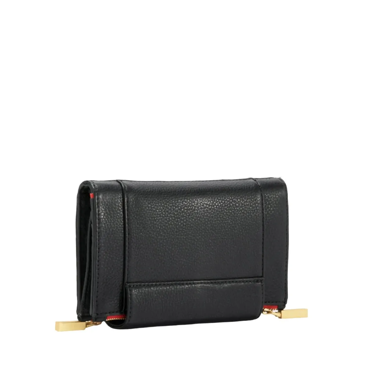 Levy - Black / Brushed Gold Red Zip