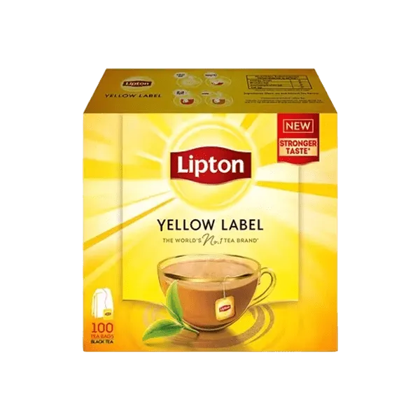 LIPTON YELLOW LABEL BLACK TEA 100 TEA BAGS