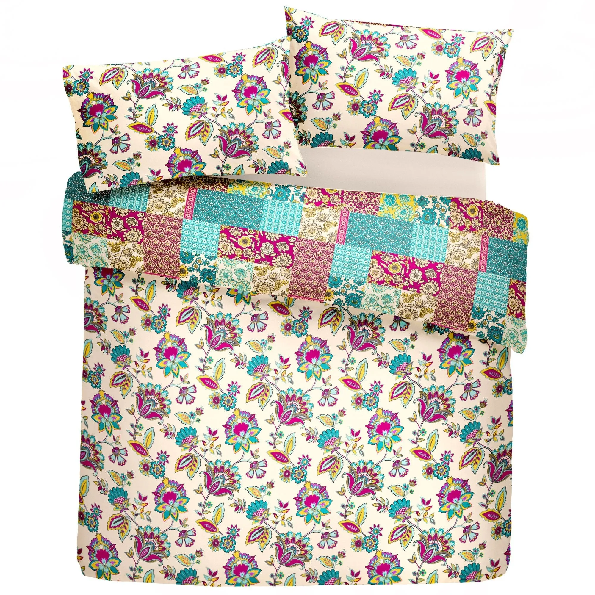 Marinelli Duvet Cover Set by Dreams & Drapes in Teal