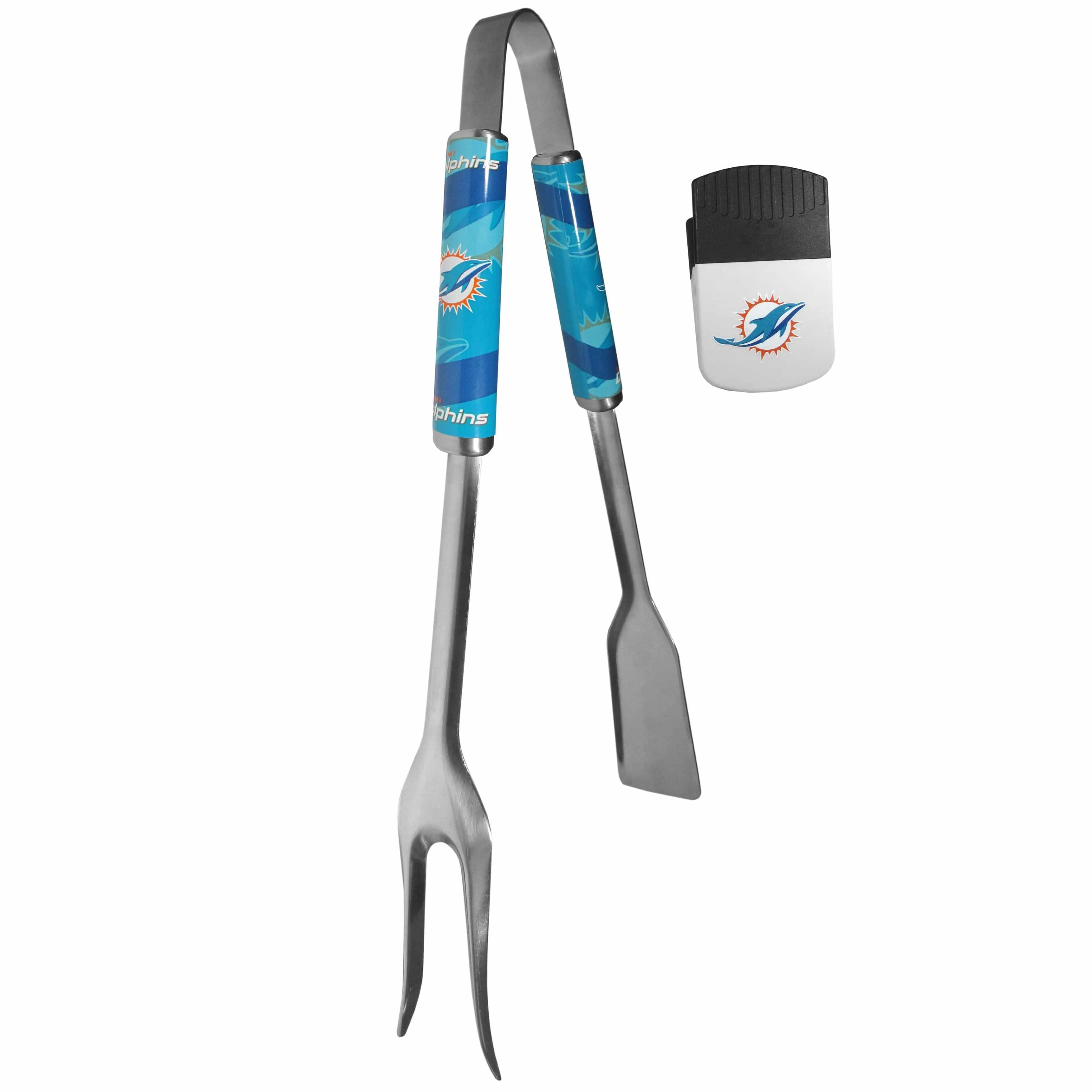 Miami Dolphins 3 in 1 BBQ Tool and Chip Clip