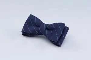 Navy blue Denim Bow tie