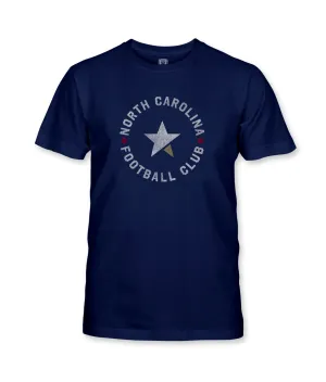 North Carolina FC Roundabout YOUTH Cotton T-Shirt - Navy