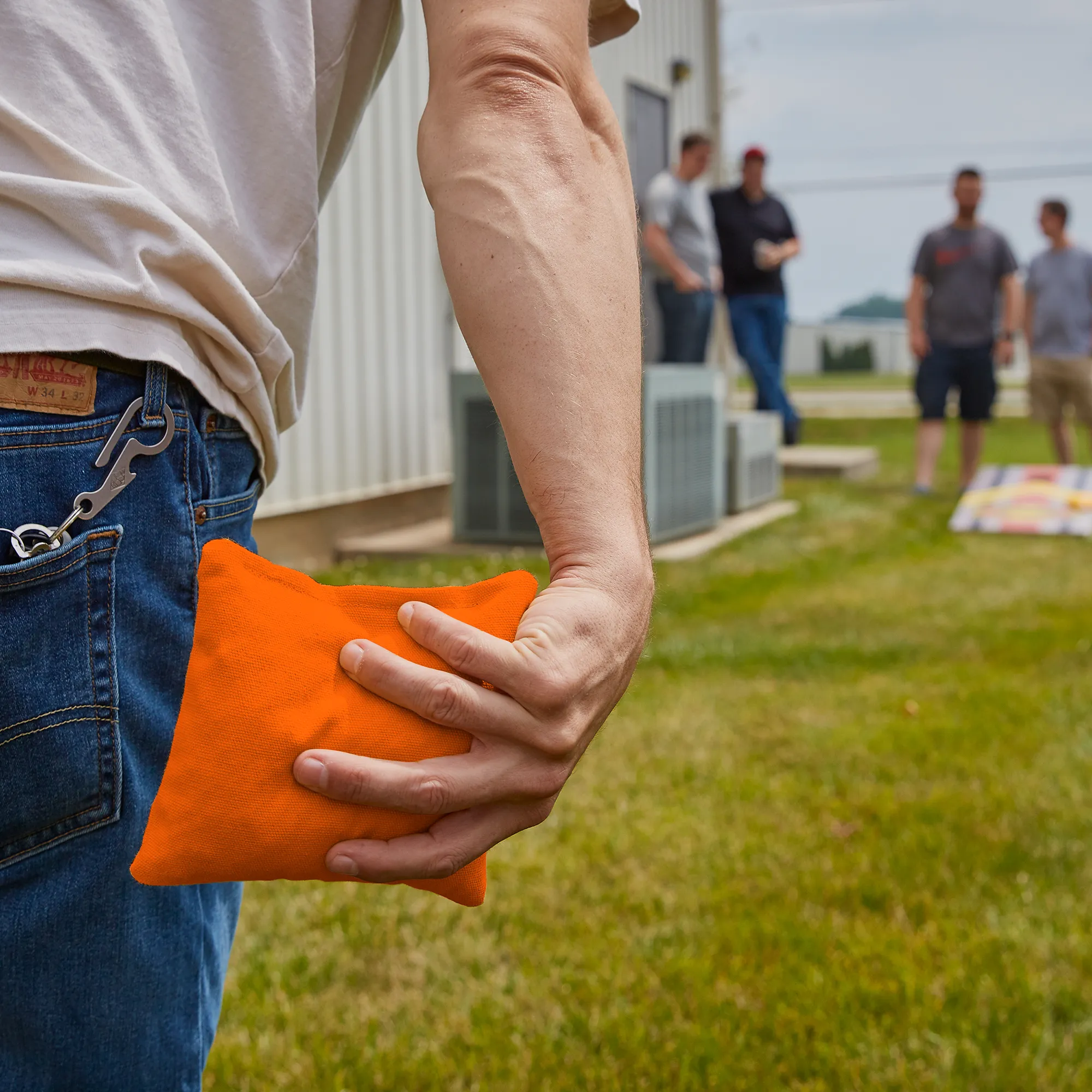 Orange Daily 66 Cornhole Bags